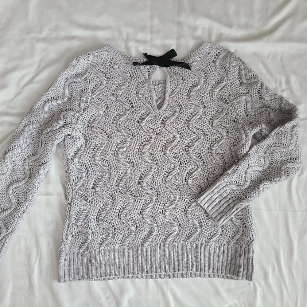 Love Always Bowtie Back Sweater